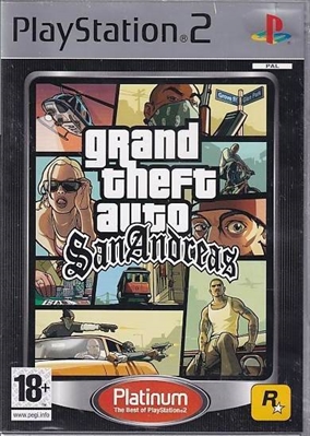 Grand Theft Auto: San Andreas - PS2 Platinum (B Grade) (Genbrug)